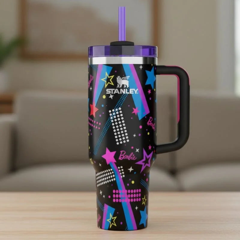 Stanley 40 OZ Barbie™ 80s Rockers Tumbler – Limited Edition Insulated Tumbler