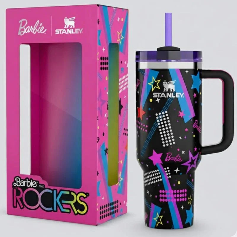 Stanley 40 OZ Barbie™ 80s Rockers Tumbler – Limited Edition Insulated Tumbler