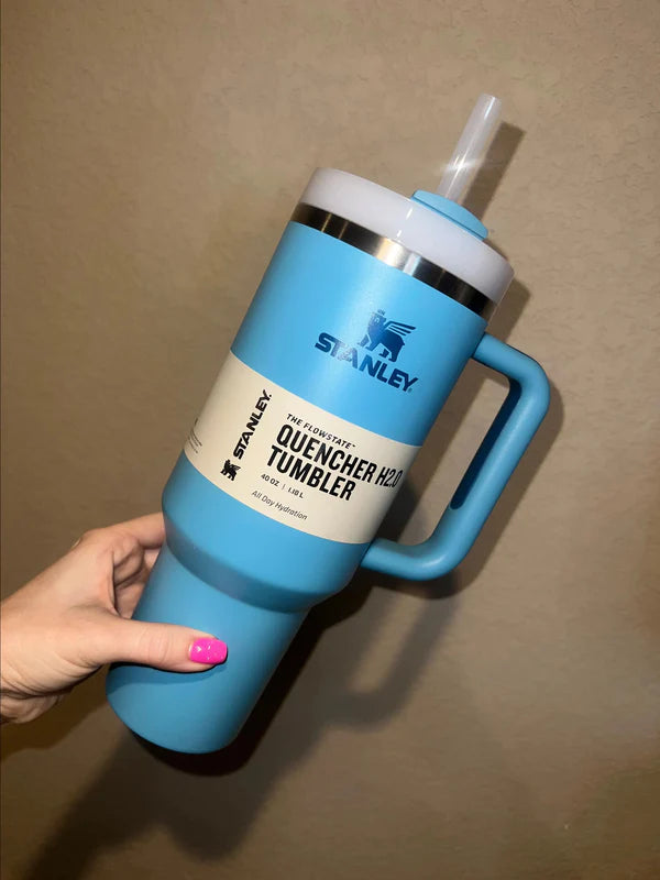 Stanley Quencher H2.0 FlowState™ Tumbler 40 OZ – Pool Blue Insulated Stainless Steel Tumbler