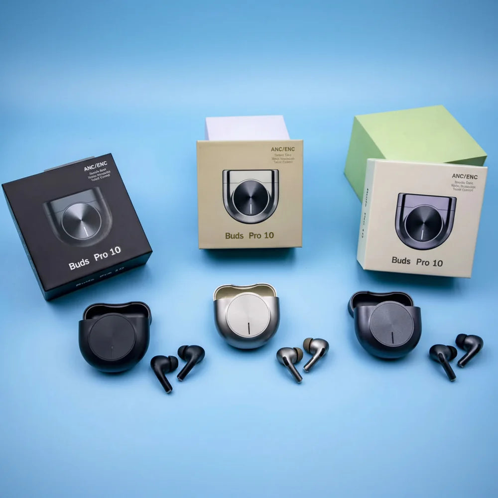 BUDS PRO-10 Bluetooth 5.3 Stereo Earbuds with USB-C Charging & Built-in Mic