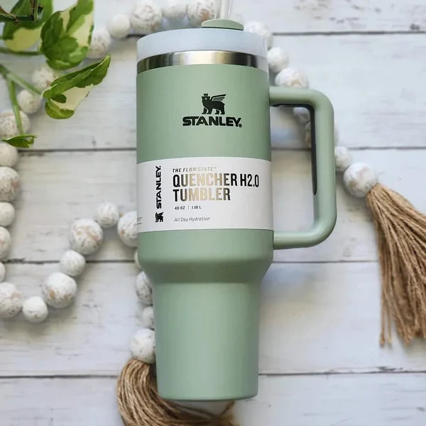 Stanley Quencher H2.0 FlowState™ Tumbler 40 OZ – Shale Insulated Stainless Steel Tumbler