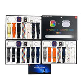 i30 Pro Max Suit Hi Watch 9 Ultra 11-in-1 Smartwatch Set – 49mm HD Display, Bluetooth Calling, Earbuds, Adapter & Aluminum Case