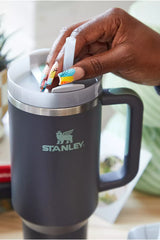 Stanley Quencher H2.0 FlowState™ Tumbler 40 OZ – Charcoal Insulated Stainless Steel Tumbler
