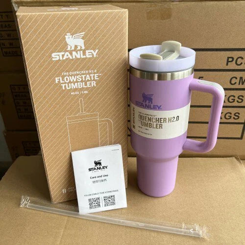 Stanley Quencher H2.0 FlowState™ Tumbler 40 OZ – Lilac Insulated Stainless Steel Tumbler