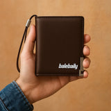 Baellary Men’s Half Long Zipper Wallet – Premium