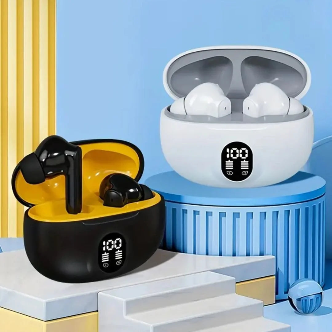 STEREO 895B True Wireless TWS Earphones – Bluetooth 5.4 TWS Earbuds with HD Bass, Display Case, IPX7 Waterproof