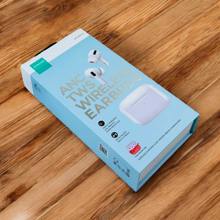 Joyroom AirPods Pro 2 JR-T03S with Pouch – Wireless Earbuds with ANC, Bass Boost, Touch Control & Wireless Charging Case