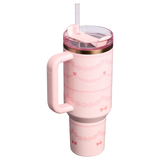Valentine’s Day Quencher H2.0 FlowState™ Tumbler | 40 OZ – Pink Velvet Cake