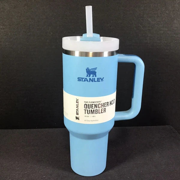 Stanley Quencher H2.0 FlowState™ Tumbler 40 OZ – Pool Blue Insulated Stainless Steel Tumbler