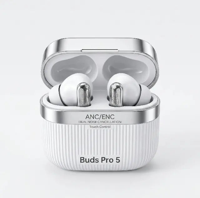 Buds Pro 5 Wireless Bluetooth Earbuds – Bluetooth 5.3, HD Stereo Sound, Noise Reduction,  & TWS Earbuds