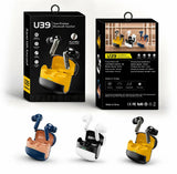 U39 Wireless Bluetooth Earbuds – HD Stereo Sound, Touch Control, Long Battery Life & Bluetooth 5.3 TWS Earbuds