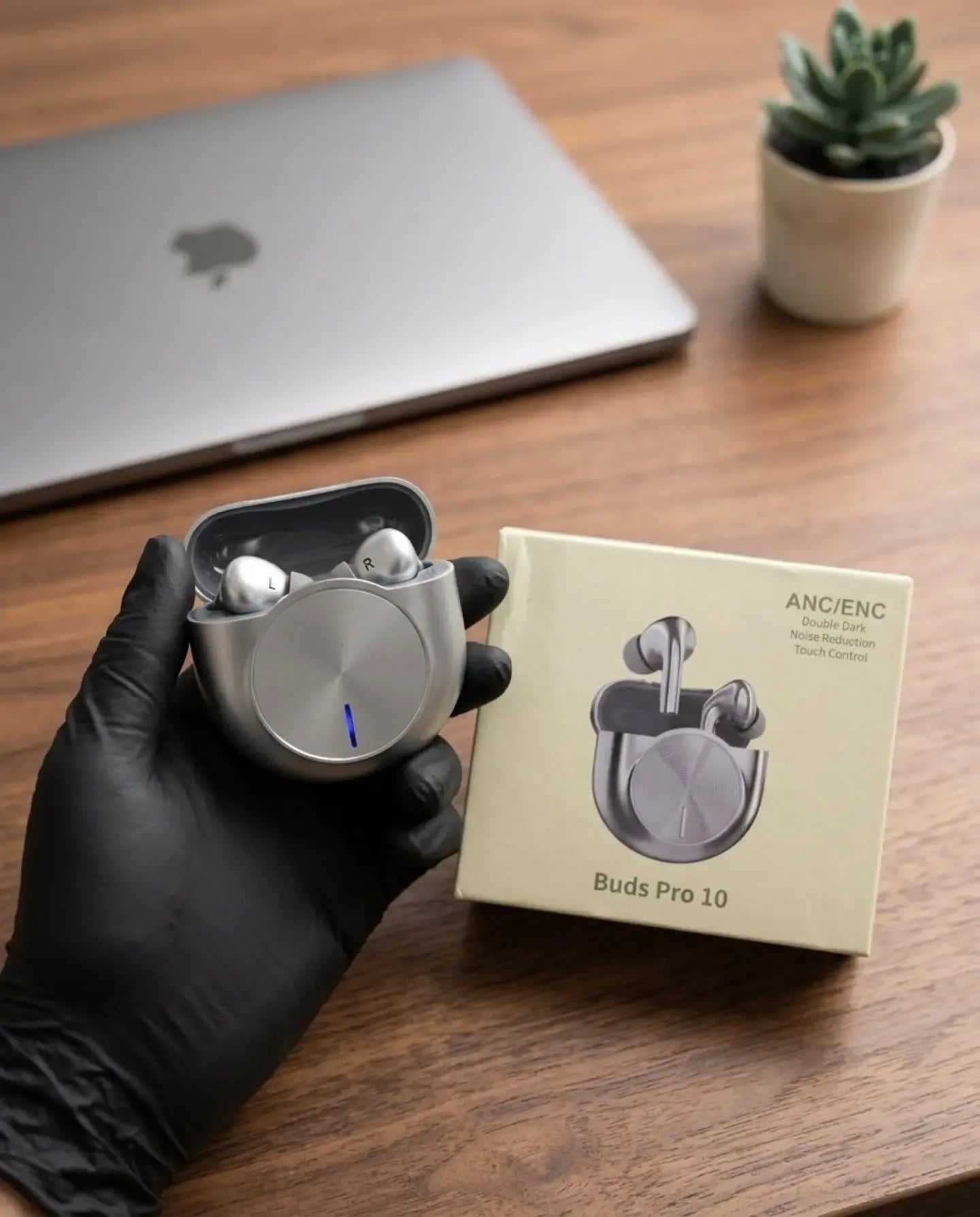 BUDS PRO-10 Bluetooth 5.3 Stereo Earbuds with USB-C Charging & Built-in Mic