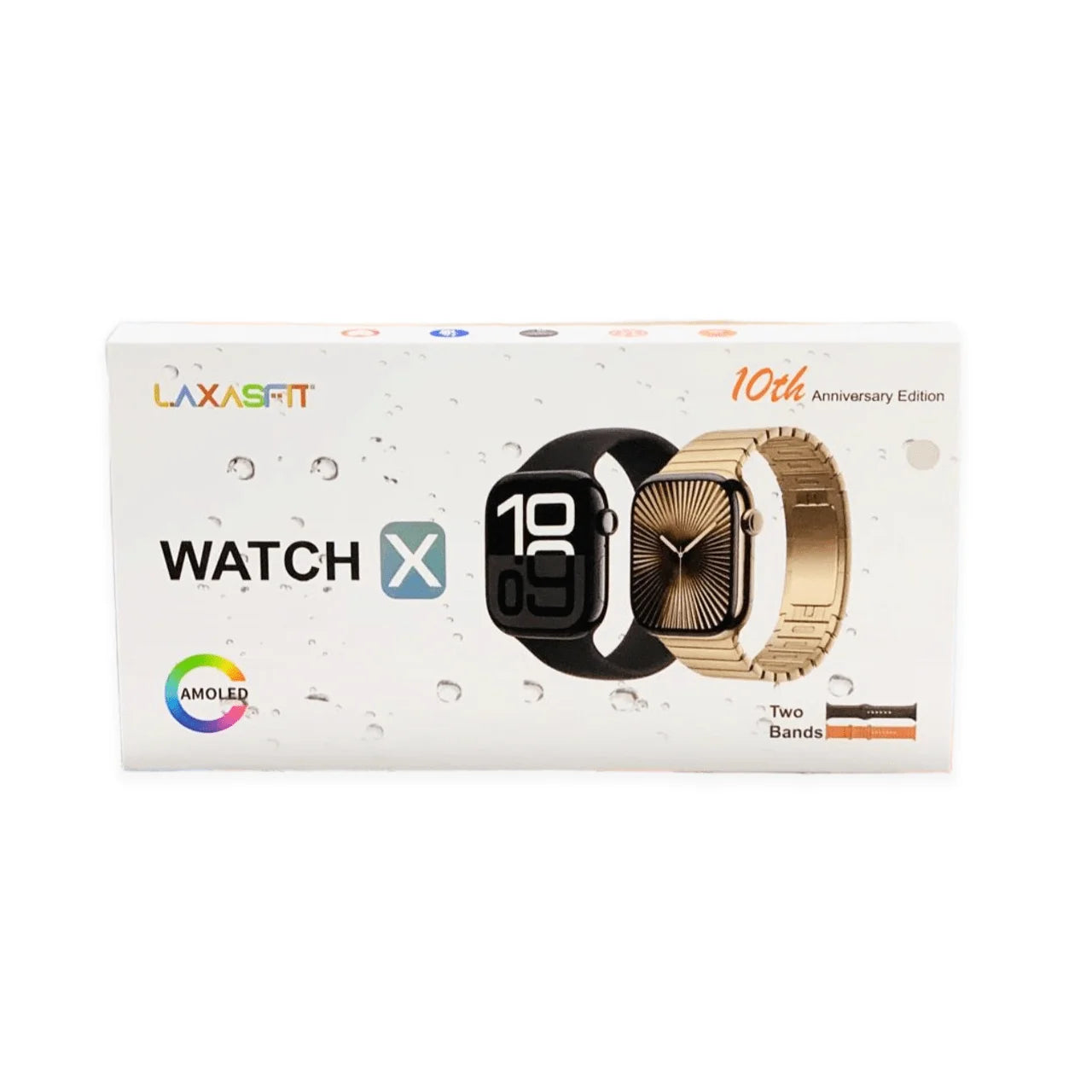 Laxasfit Smart Watch X – Series 10 | 10th Anniversary Edition | 2-Bands