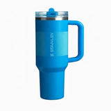 Stanley 40 OZ Azure Fade Flip Straw Tumbler – Insulated Stainless Steel Tumbler