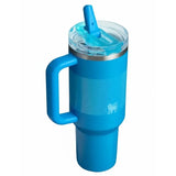 Stanley 40 OZ Azure Fade Flip Straw Tumbler – Insulated Stainless Steel Tumbler