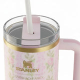 Stanley 40 OZ LoveShackFancy Quencher H2.0 FlowState™ Tumbler – Blooming Heirloom Edition