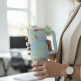 Stanley Clean Slate 40 OZ H2.0 FlowState™ Cool Serene Tumbler – Insulated Stainless Steel Tumbler