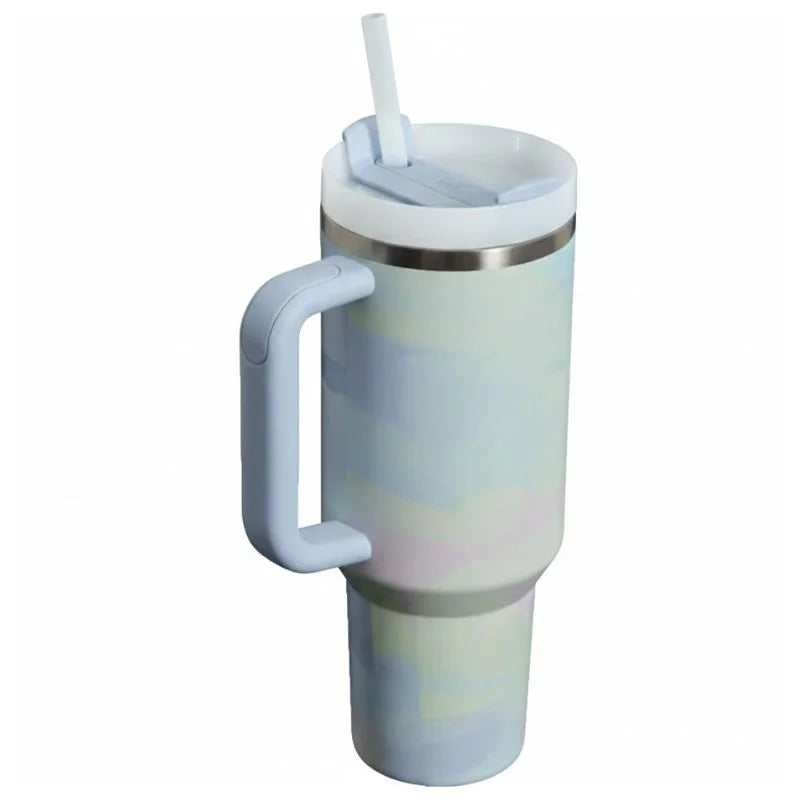 Stanley Clean Slate 40 OZ H2.0 FlowState™ Cool Serene Tumbler – Insulated Stainless Steel Tumbler