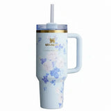 Stanley 40 OZ LoveShackFancy Quencher H2.0 FlowState™ Tumbler – Everblooming Rosettes Edition
