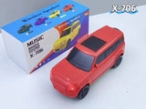 X-706 Outdoor Wireless Bluetooth Speaker – SUV Car Design, LED Lights, USB/SD & Portable Sound