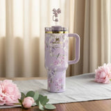 Stanley 40 OZ LoveShackFancy Quencher H2.0 FlowState™ Tumbler – Happy Thoughts Edition