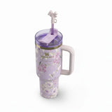 Stanley 40 OZ LoveShackFancy Quencher H2.0 FlowState™ Tumbler – Happy Thoughts Edition
