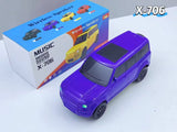 X-706 Outdoor Wireless Bluetooth Speaker – SUV Car Design, LED Lights, USB/SD & Portable Sound