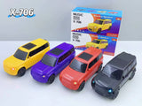 X-706 Outdoor Wireless Bluetooth Speaker – SUV Car Design, LED Lights, USB/SD & Portable Sound