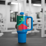 Stanley 40 OZ Hyper Quencher Blue Tumbler – Insulated Stainless Steel Tumbler
