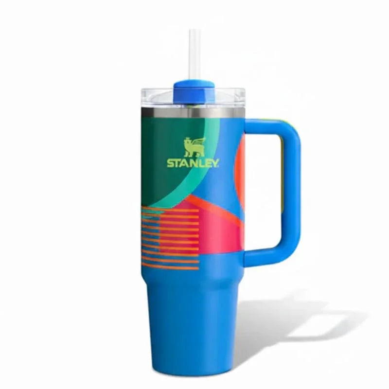 Stanley 40 OZ Hyper Quencher Blue Tumbler – Insulated Stainless Steel Tumbler