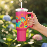Stanley 40 OZ Hyper Quencher Pink Tumbler – Insulated Stainless Steel Tumbler