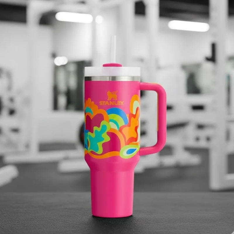 Stanley 40 OZ Hyper Quencher Pink Tumbler – Insulated Stainless Steel Tumbler