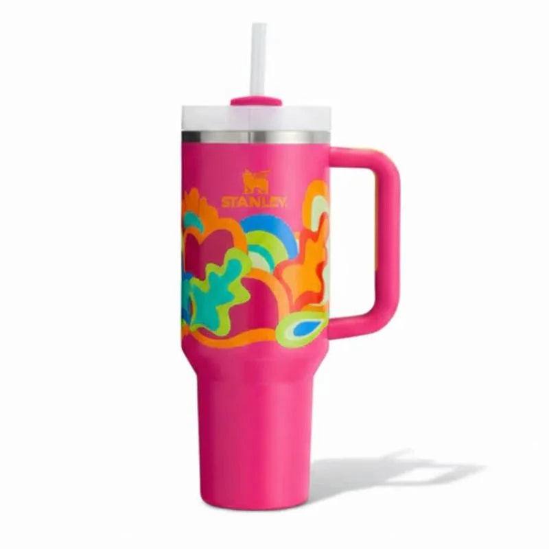 Stanley 40 OZ Hyper Quencher Pink Tumbler – Insulated Stainless Steel Tumbler