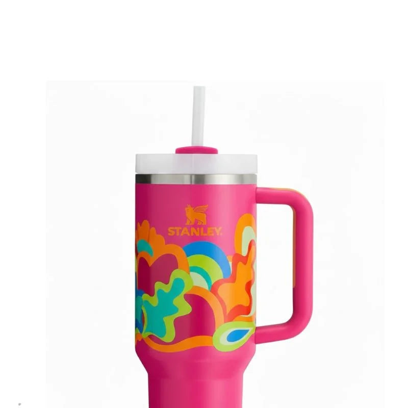 Stanley 40 OZ Hyper Quencher Pink Tumbler – Insulated Stainless Steel Tumbler