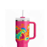 Stanley 40 OZ Hyper Quencher Pink Tumbler – Insulated Stainless Steel Tumbler