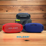 Koleer H30 Bluetooth Wireless Speaker – Portable Hi-Fi Bass Speaker with FM Radio, USB/TF Card, TWS Pairing & Rechargeable