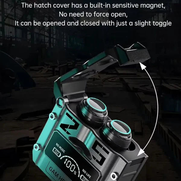 M25 TWS Wireless Bluetooth Earbuds – 160H Playtime, Bluetooth 5.3, Deep Bass, Noise Reduction & Water-Resistant Design