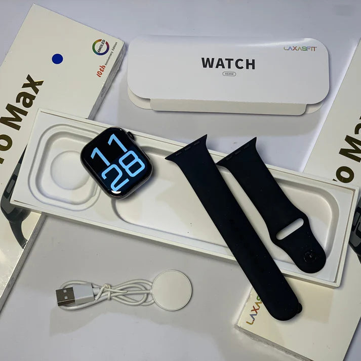 X10 Pro Max Smart Watch with AMOLED Display – Bluetooth Calling, Health Tracking & IP68 Waterproof