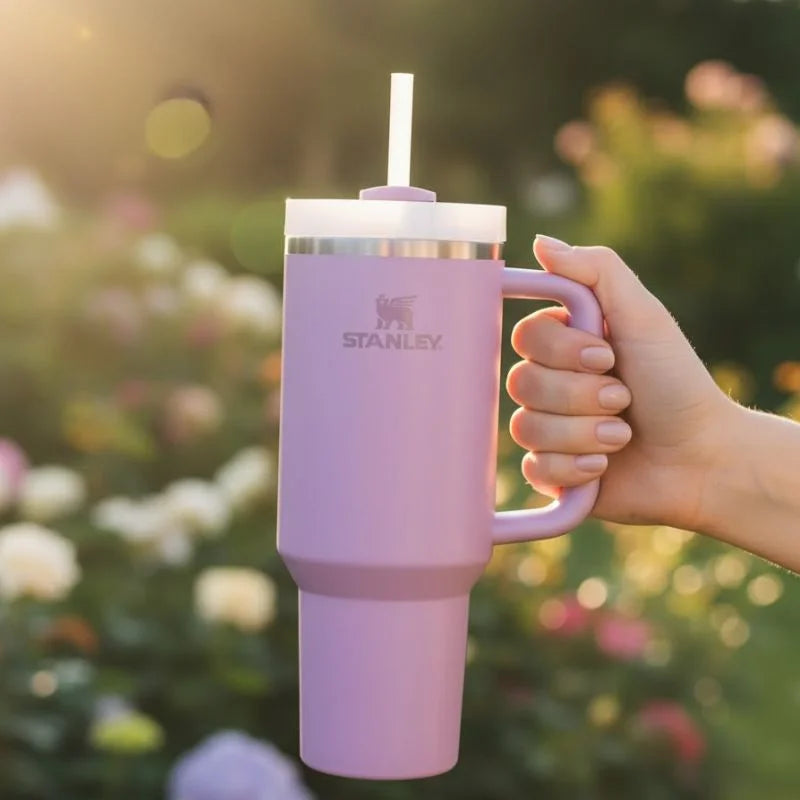 Stanley 40 OZ H2.0 FlowState™ Purple Tumbler – Insulated Stainless Steel Tumbler