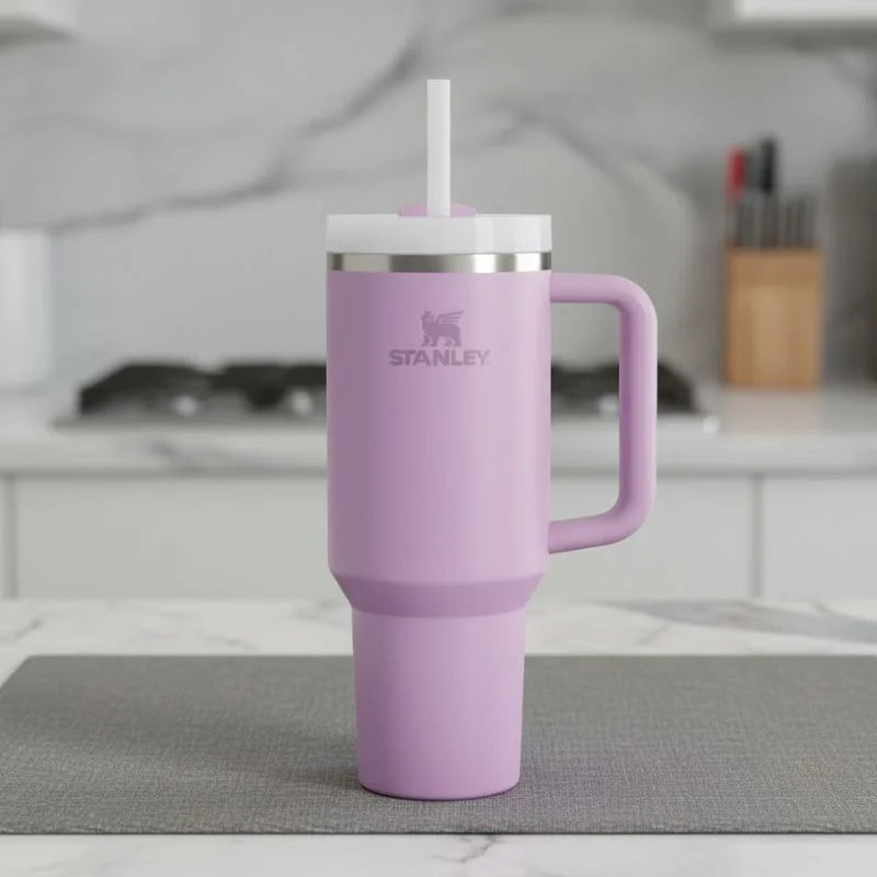 Stanley 40 OZ H2.0 FlowState™ Purple Tumbler – Insulated Stainless Steel Tumbler
