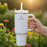 Stanley 40 OZ H2.0 FlowState™ White Tumbler – Insulated Stainless Steel Tumbler