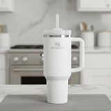 Stanley 40 OZ H2.0 FlowState™ White Tumbler – Insulated Stainless Steel Tumbler