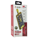 TELE LINK 10000mAh Power Bank – Multi-Port Fast Charging Portable Charger with LED Light | Compact Travel Power Bank