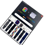 i30 Pro Max Suit Hi Watch 9 Ultra 11-in-1 Smartwatch Set – 49mm HD Display, Bluetooth Calling, Earbuds, Adapter & Aluminum Case